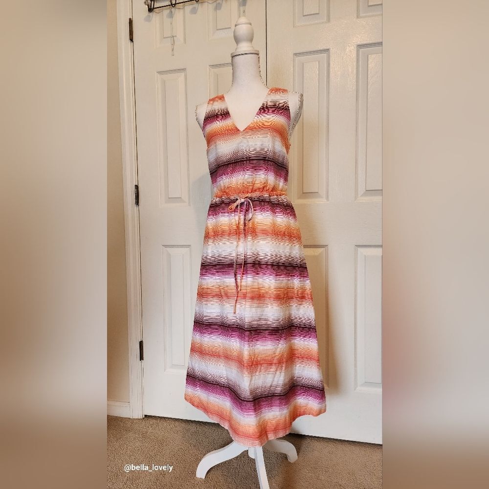 NWT! Adorable Summer Spring Striped Pink Ombre GAP Dress